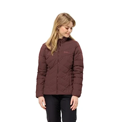 Imagen de Jack Wolfskin Tundra Down Jkt W Chaqueta de Plumas, Dark Maroon, XL para Mujer