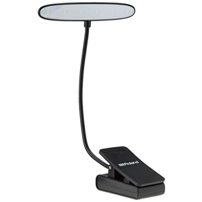 Imagen de Lámpara LED doble de Roland con pinza y luz blanca cálida, 4 bombillas LCL 15W