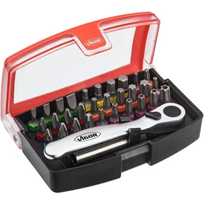 Imagen de VIGOR V5502 Kit, bits de destornillador 32