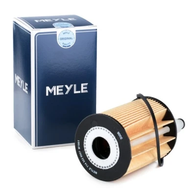 Imagen de MEYLE 714 322 0007 Filtro de aceite ORIGINAL Quality con junta Cartucho filtrante CITROËN: Xsara Picasso, Berlingo II, Hatchback