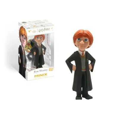 Imagen de MINIX Collectible Figurines, Figura de colección 12cm, Harry Potter, Ron Weasley, Coleccionables para Exhibición, Idea Regalo, Juguetes Niños Y Adultos, Fans del Cine (MN16167)