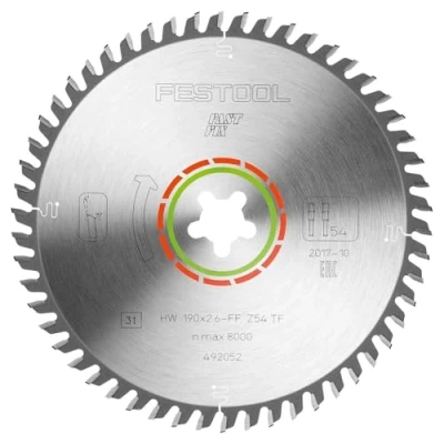 Imagen de Festool hoja de sierra especial 190x2,6 ff tf54