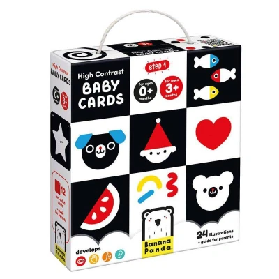 Imagen de Tarjetas de alto contraste: Step 1 Banana Panda