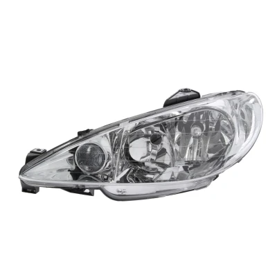 Imagen de VALEO ORIGINAL PART 087275 Faros izquierda H7 Halógena transparente con luz de para circulación por la derecha sin servomotor reg. alcance luces