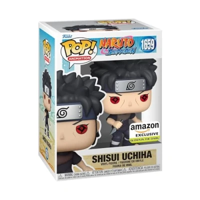 Imagen de Funko Pop! Animation: Naruto Shisui Uchiha with Kunai Brilla en la Oscuridad Shippuden Exclusiva Amazon Figura de Vinilo Coleccionable Idea Regalo Mercancia Oficial