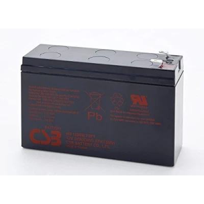 Imagen de CSB HR1224WF2F1 Batería de plomo (12 V, AGM, 24 Ah, 151 x 51 98,3 mm, polo 6,3 y 4,8 alta corriente)
