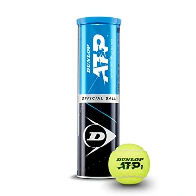 Imagen de Dunlop ATP 4 PACK Unisex Pelota de tenis, Talla: One Size, Gelb