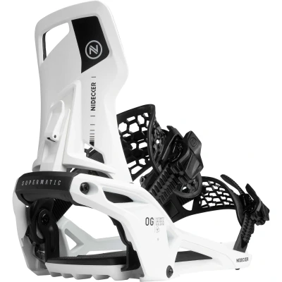 Imagen de Nidecker Supermatic Snowboard fijación automática Universal, con Doble Entrada Cómoda y fiable como una clásica de Dos Correas Negro