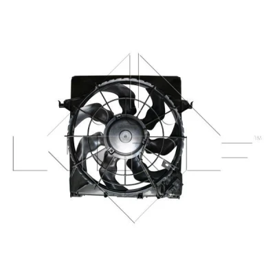Imagen de NRF 47278 Ventilador de radiador 420 12 200 con bastidor (armazón) HYUNDAI: i30 I Hatchback
