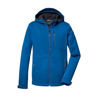 Imagen de killtec Hombres Chaqueta softshell/chaqueta outdoor con capucha desmontable KOS 320 MN SFTSHLL JCKT, blue, S, 41544 000