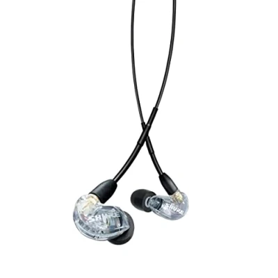 Imagen de Shure AONIC 215 Auriculares de Aislamiento Sonido con Cable, Controlador único, Ajuste Interno, Compatible Dispositivos Apple y Android Clear