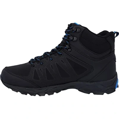 Imagen de Hi Tec Raven Mid WP, Botas de Senderismo Hombre, Negro (Black/Blue 21), 43 EU
