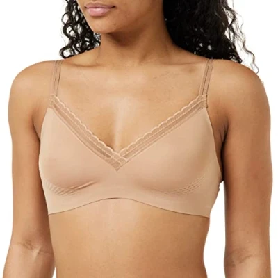 Imagen de sloggi Women&#039;s Body Adapt Twist Soft Bra Molded, Nostalgic Brown, L