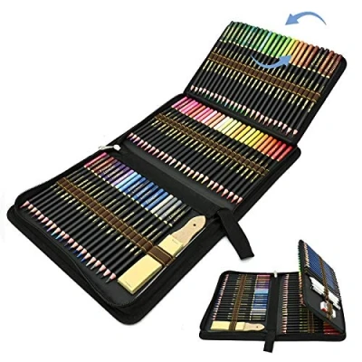 Imagen de Lapices Colores Profesional, 96pcs de Dibujo Artístico para Boceto, Carboncillo y Grafito &amp; Arte, regalo Artistas, Estudiantes, Niños Adultos