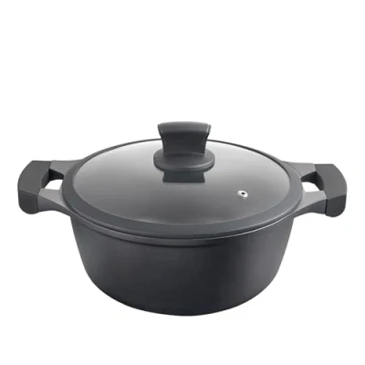 Imagen de Metaltex XPERT Cacerola Alta Aluminio Fundido, 28 cm, Antiadherente ILAG 3 Capas, Full Induction válido para Todo Tipo de cocinas