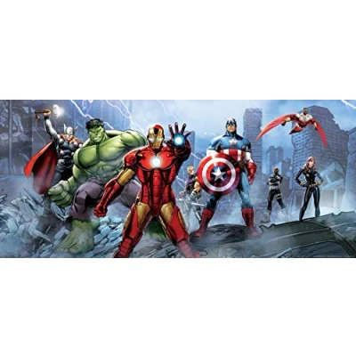 Imagen de AG Design FTDNH 5328 Mural fotográfico para la Pared, vellón, Multicolor, 202 x 90
