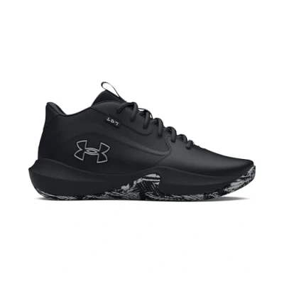 Imagen de Under Armour UA Lockdown 7, Zapatillas de Baloncesto Unisex Adulto, Black/Black/Metallic Silver, 47.5 EU