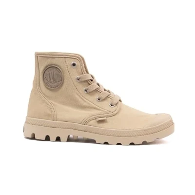 Imagen de Palladium Vegan Pampa Zapatillas altas, Mujer, Talla: 39, Sahara/ecru Zapatos