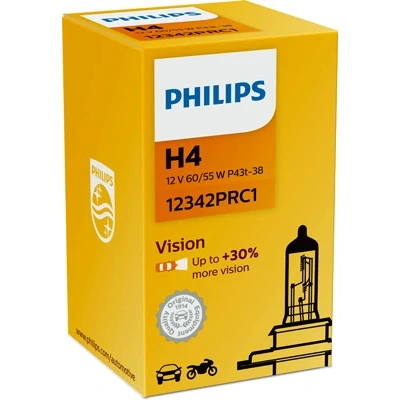 Imagen de PHILIPS 12342PRC1 Lámpara, faro de carretera H4 12V 60/55W 3200K Halógena CITROËN: Xsara Picasso, Saxo Hatchback, NISSAN: Primastar Furgón norauto,