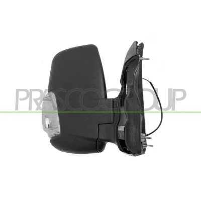 Imagen de Espejo retrovisor Prasco FD9137223 derecha negro blanco eléctrico calefactable, abatible eléctricamente, brazo corto de espejo, convexo