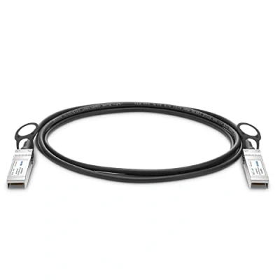 Imagen de QINIYEK 10G SFP+ DAC Twinax Cable, cable pasivo de cobre (DAC) conexión directa, compatible con Cisco SFP H10GB CU 2M, Ubiquiti UniFi, Supermicro, Netgear, Mikrotik, 2 metros (6,5 pies)