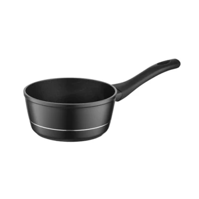Imagen de FLORINA Cazo de Aluminio (1 l) I 16 cm Diámetro Cacerolas Cocina DELUX Revestimiento Antiadherente Anti Rasguños Fondo Inducción Apto para Todo Tipo Cocinas e