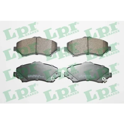 Imagen de LPR 05P1548 Juego de pastillas freno JEEP: Cherokee III, WRANGLER 3, IV, DODGE: Journey MPV, Nitro SUV, FIAT: Freemont