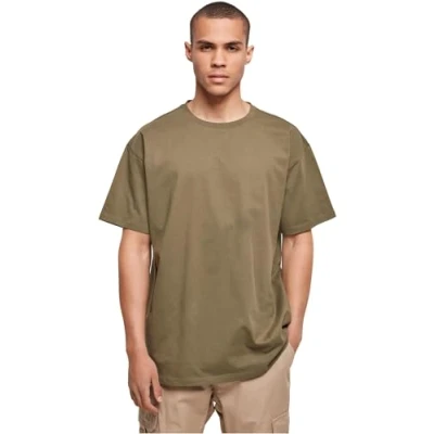 Imagen de Build Your Brand BY102 Heavy Oversize tee T Shirt, Olive, L Men&#039;s