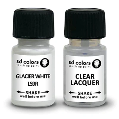 Imagen de SD COLORS Glacier Blanco LS9R 2Y S9R Kit de reparación bolígrafos retoque 15 ML Color (Pintura+Laca)