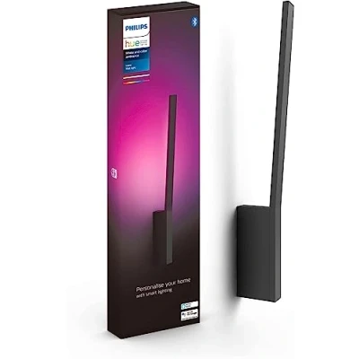 Imagen de Philips Hue Lámpara Inteligente, Liane, Aplique LED Luz Blanca y de Colores, Compatible con Alexa Google Home, Color Negro
