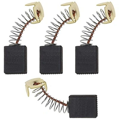 Imagen de OTOTEC 2 pares de cepillos carbono 16,5 mm x 13,5 6,5 compatibles con Evolution Rage 355 mm, piezas repuesto para sierra corte