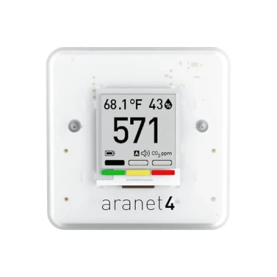 Imagen de Aranet4 Home: sensor de calidad aire interior inalámbrico para el hogar, la oficina o escuela [CO2, temperatura, humedad y más] portátil