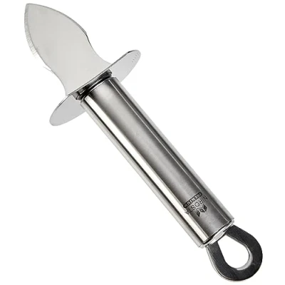 Imagen de Fackelmann ostras Cuchillo con Paradito, Acero Inoxidable, Plata