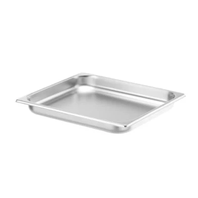 Imagen de HENDI Recipiente GN 2/3, contenedor GN,apilable,resistente a Temperaturas de 40 300C,apto para hornos,congeladores,calientaplatos,baño María,3L,354x325x(H) 40mm,acero inoxidable 18/10