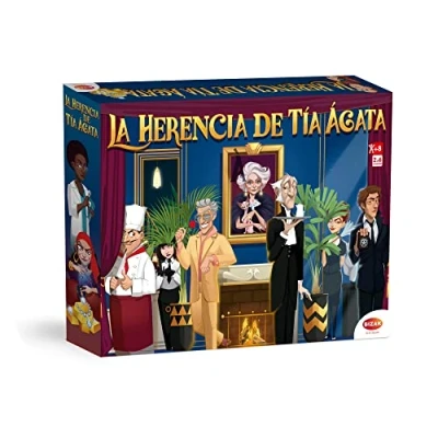 Imagen de Bizak Juego la Herencia de Tía Ágata, utiliza todo tu ingenio y elige mejor estrategia para eliminar a los adversarios en una mansión llena trampas, toda familia (62855053)