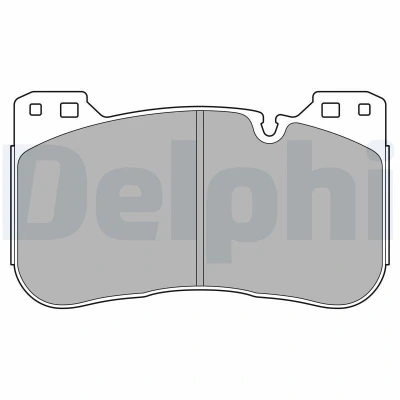 Imagen de DELPHI LP3626 Juego de pastillas freno preparado para indicador desgaste Chapa antichirridos sin accesorios BMW: 4 Coupé, 5 Berlina, 3 Berlina
