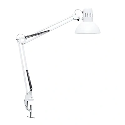 Imagen de Maul MAULstudy lámpara de escritorio, escritorio ajustable con brazo articulado para oficina y Elegante LED metal, Exclusiva bombilla LED, Blanco