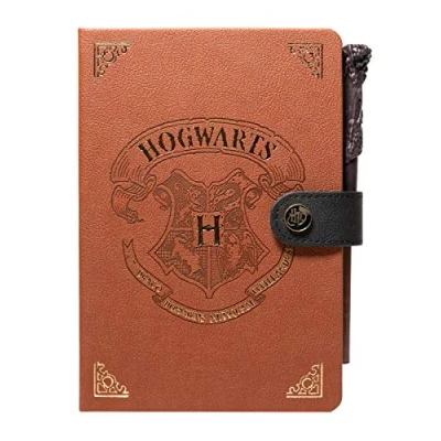 Imagen de Grupo Erik Cuaderno A5 Harry Potter con bolígrafo varita de notas Hogwarts Libreta regalos merchandising oficial