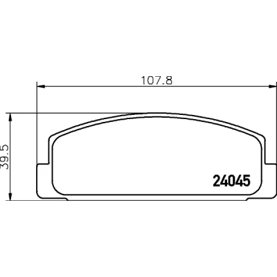 Imagen de HELLA 8DB 355 011 131 Juego de pastillas freno no preparado para indicador desgaste con accesorios MAZDA: 6 Berlina, Hatchback, Wagon
