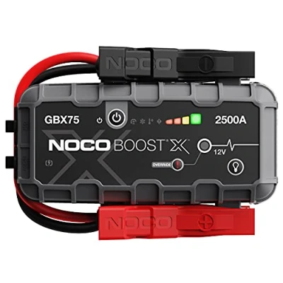 Imagen de NOCO Boost X GBX75, Arrancador de Batería Coche 2500A, Booster Bateria Portátil y Cables Arranque Profesionales para Motores Gasolina hasta 8,5 litros Diésel 6,5