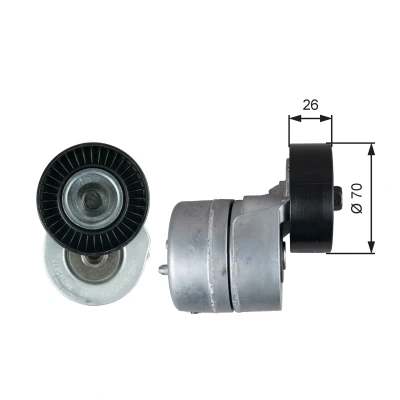 Imagen de GATES T39353 Polea Tensora FleetRunner Micro V Stretch Fit FORD: Galaxy Mk1 MPV