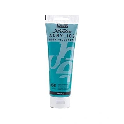 Imagen de Pébéo Acrílico Fine Studio Pintura acrílica Verde Azul Iridescente 250 ml