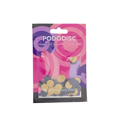 Imagen de STALEKS PRO PODODISC PDF 10 LOTE DE 50 DESECHABLES ADHESIVOS PARA PEDICURA (GRIT 320)