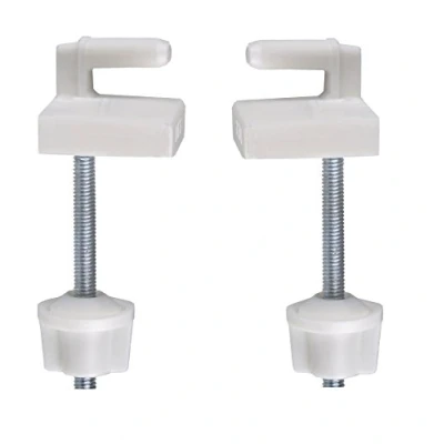 Imagen de Cornat Asiento de inodoro con bisagras fijación, plástico para asientos Modern, 1 pieza, color blanco, tec364997