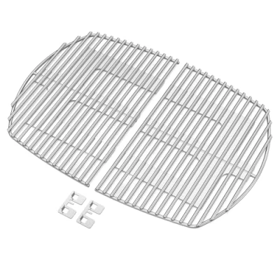 Imagen de Onlyfire Rejilla de acero inoxidable para parrilla Fit Weber Q300, Q320, Q3000, Q3100, Q3200 Series Gas Grill