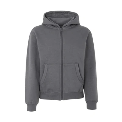 Imagen de Mukua Byron Kids, Sudadera niños con cremallera y capucha, color Dark Grey, Talla 7/8
