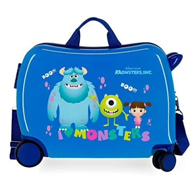 Imagen de Disney Boo! Maleta Infantil Azul 50x38x20 cms Rígida ABS Cierre de combinación lateral 34L 3 kgs 4 Ruedas 0