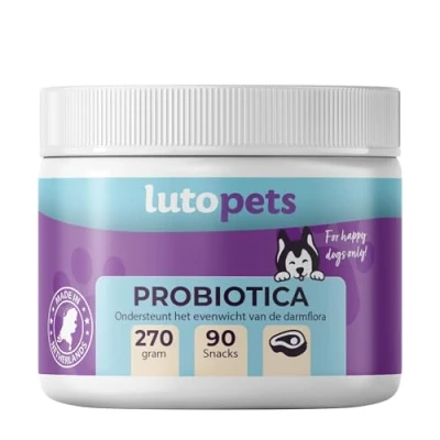 Imagen de Woofies Probióticos Snacks Digestivos para Perros 90 Unidades Mejora la Flora Intestinal y Refuerza el Sistema Inmunológico 100% Ingredientes Naturales con Prebióticos