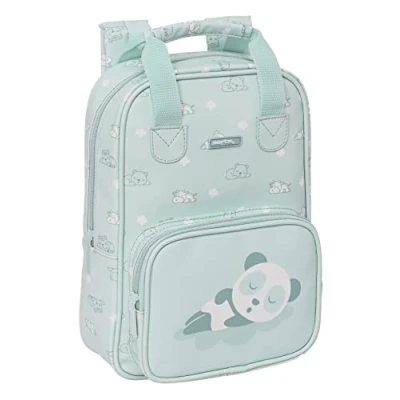 Imagen de Safta Preescolar Dormilón Mochila Infantil, con Asas, Fácil Limpieza, Ideal para Niños de Diferentes Edades, Cómoda y Versátil, Calidad Resistencia, 20x8x28 cm, Color Gris