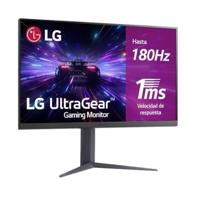 Imagen de LG 32GS75Q B.AEU Monitor Ultragear, 32 Pulgadas, Gaming, Panel IPS, QHD, 2560x1440, 16:9, 1000:1, 1ms, 144 Hz, G Sync, FreeSync, Negro